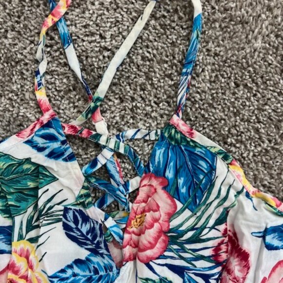 H&M Stunning Floral Mini Dress Viscose 100%, Size: US 6 - Picture 4 of 4